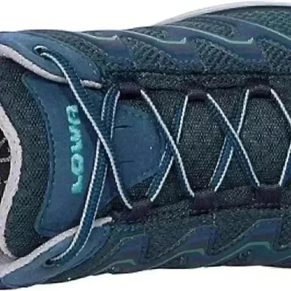 Lowa Maddox Steel/Blue womens athletically training trail shoe 12 D SAVE $150.00 - Picture 4 of 10